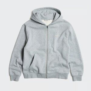 HOLZWEILER Men's Regular Zip Hoodie Size S Light Grey Mix